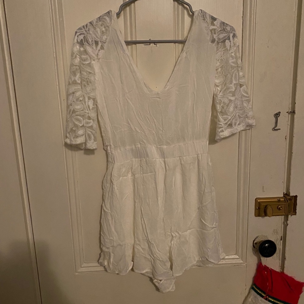White Romper